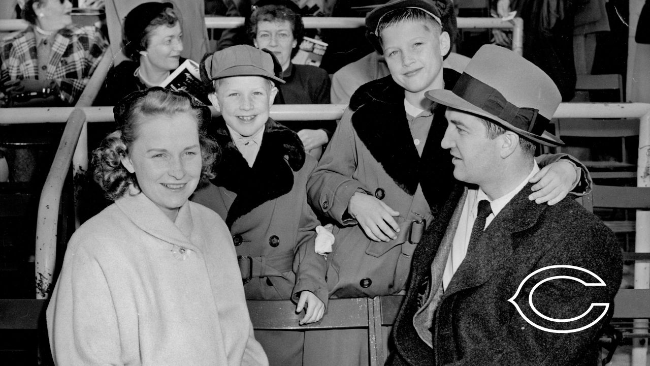 Virginia McCaskey with her family
