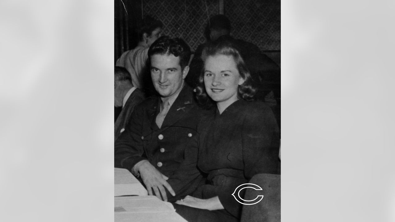 Virginia McCaskey at a Bears game